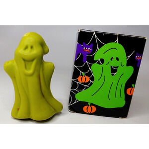 1994 Avon Halloween Goblin Ghost Soap-Green 2.5" New